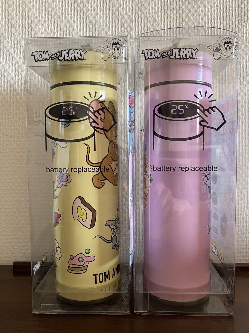 トムとジェリー 温度センサー付き ステンレスボトル 2個セット