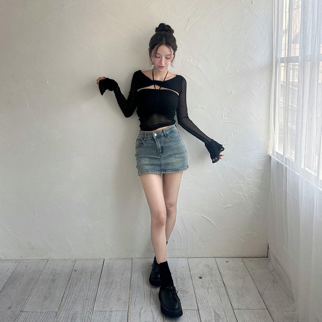 YILON Bloom lace set blouse