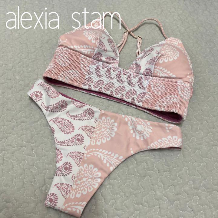 ALEXIA STAM ペイズリー柄 ビキニ