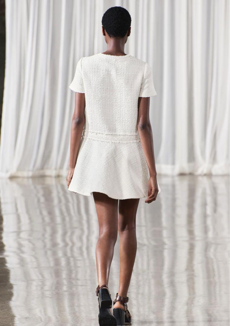 ZARA ZW COLLECTION ショート　テクスチャーワンピース