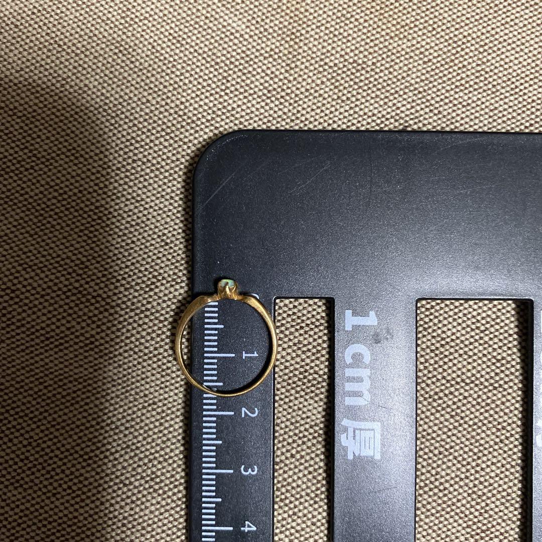 18kオパール リング　9号