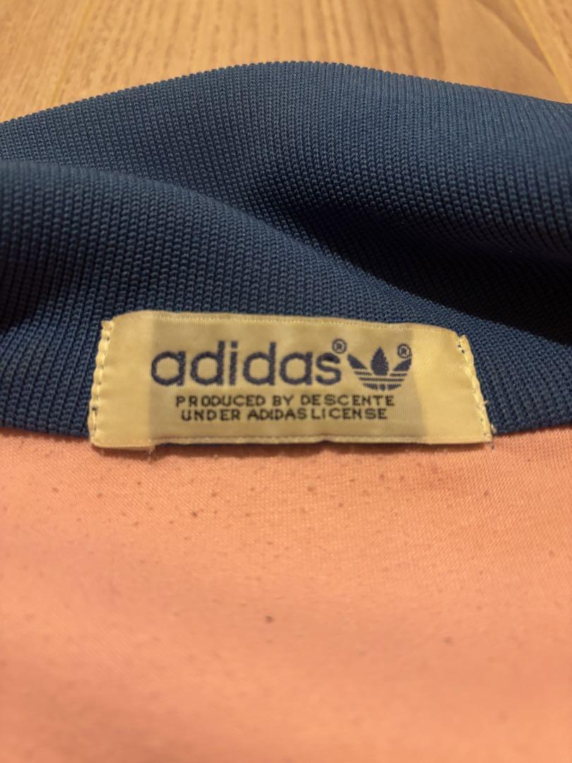 【^_^ 】adidas ヴィンテージ トラックジャケット ピンク×ブルー