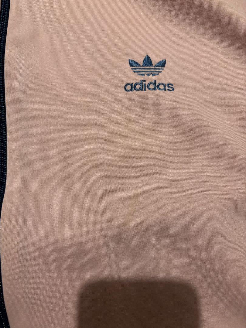 【^_^ 】adidas ヴィンテージ トラックジャケット ピンク×ブルー