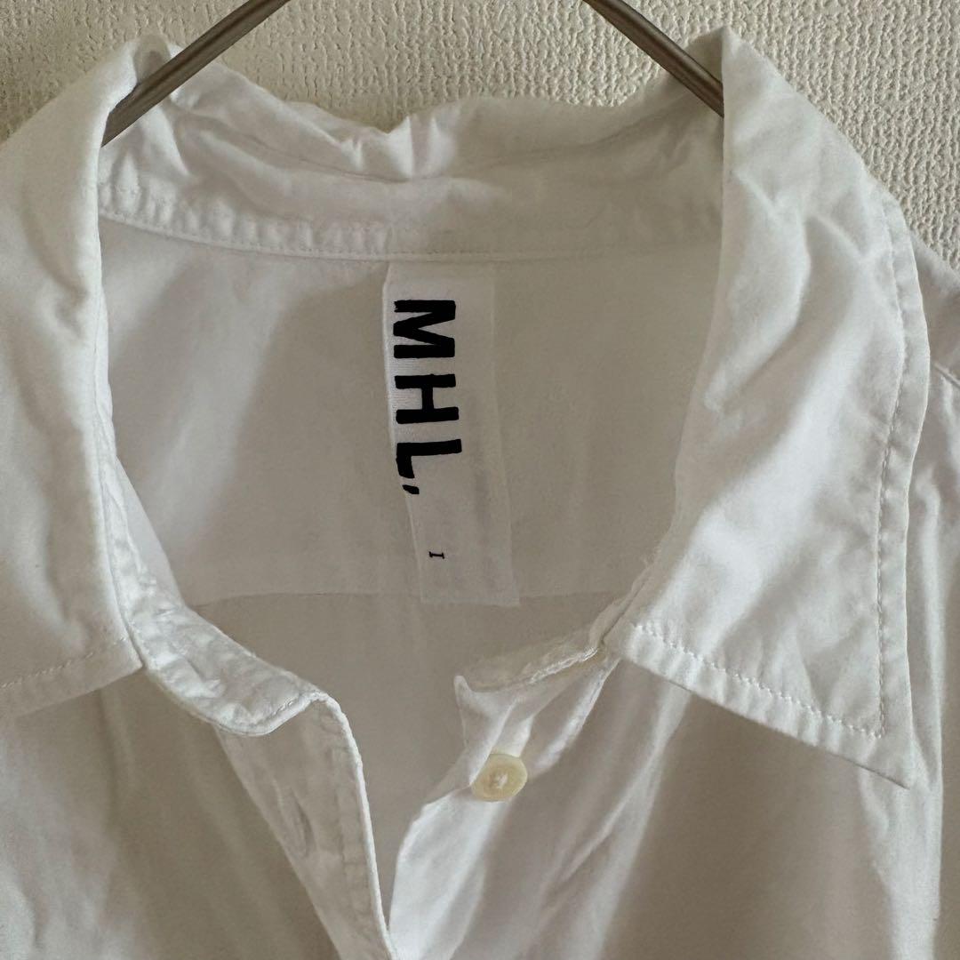 ♔︎MHL.♔︎白シャツコットンワンピース【I】 - メルカリ