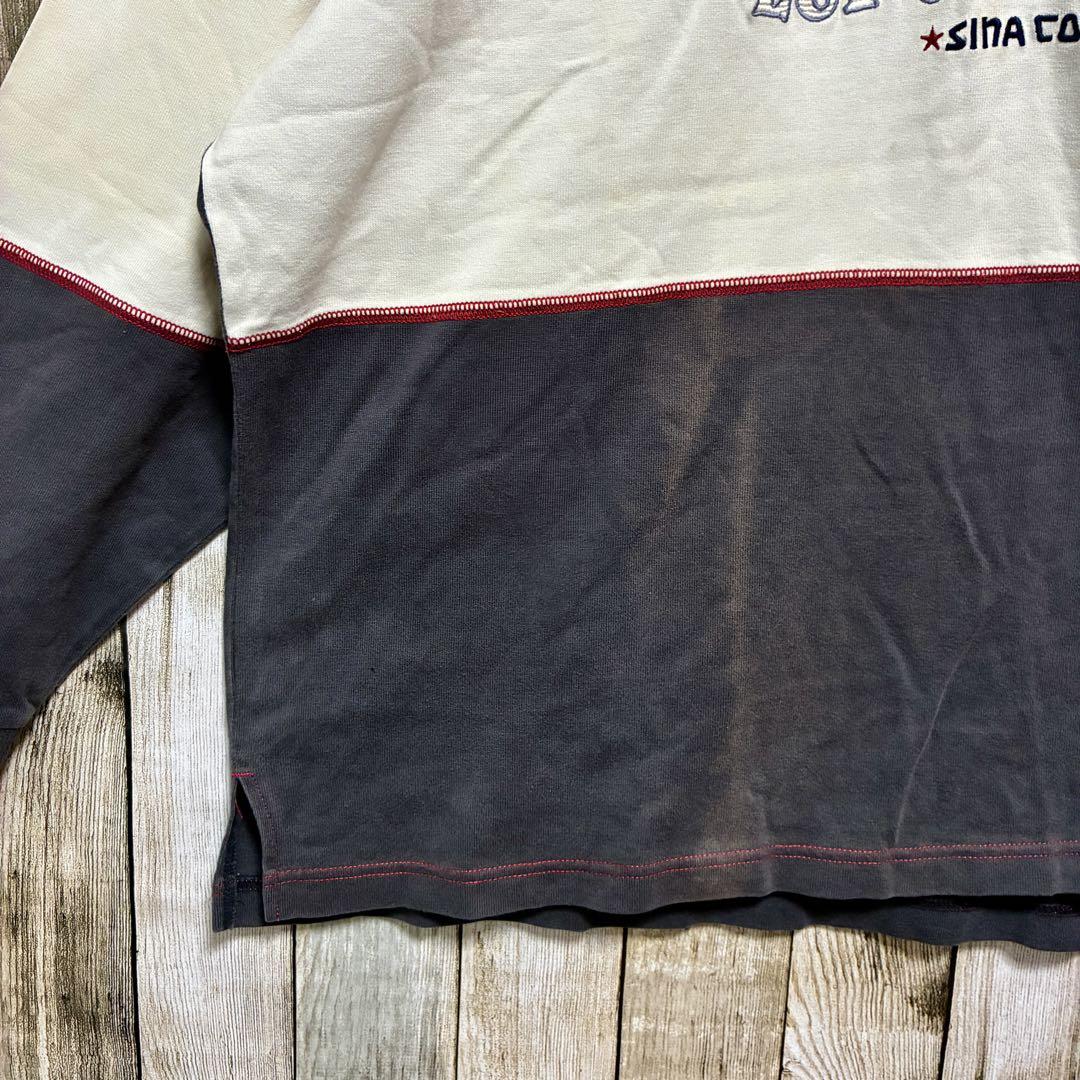 開店記念セール！ D39 シナコバ SINA COVA ロゴ刺繍 ラガー調ポロシャツ カラー トップス