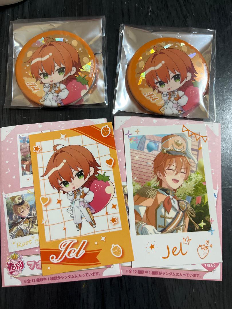 ジェルくん 缶バッジ カード すとぷり はじまりの物語グッズ ジェルくん 缶バッチ
