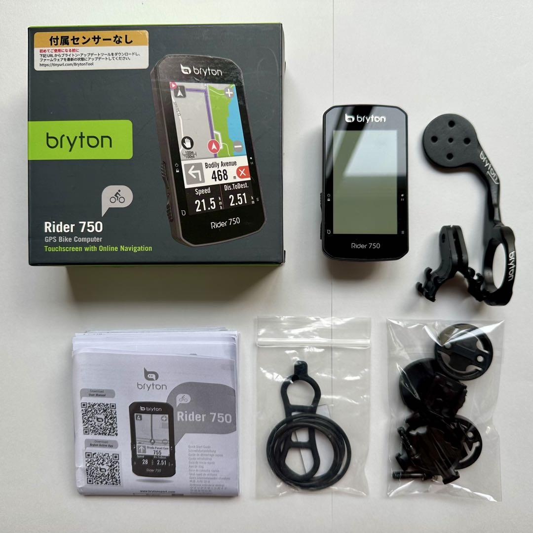 ちょいジャンク品　bryton Rider 750 サイクルコンピューター本体 Amazon.co.jp: Bryton (ブライトン) Rider 750 ライダー750 GPS