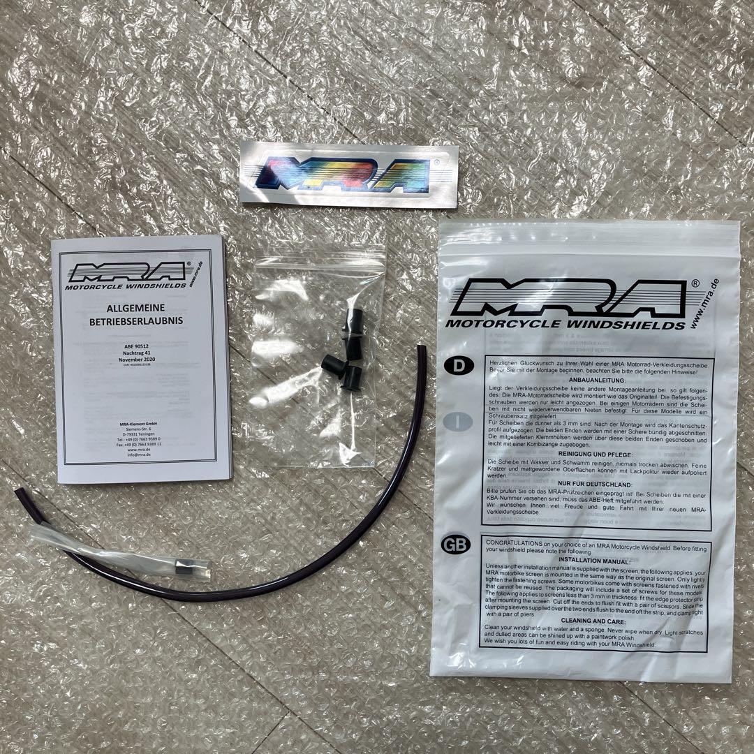 MRA スクリーンレーシング　スモーク　MR119S ホンダCBR650R用