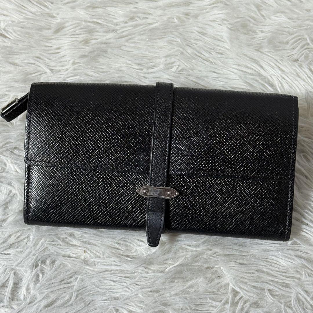 ⭐️未使用品⭐️ グローブトロッター　ジェットフラップオーバーパース　長財布