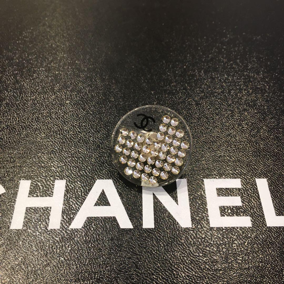 ［正規品］CHANEL クリア ピンブローチ