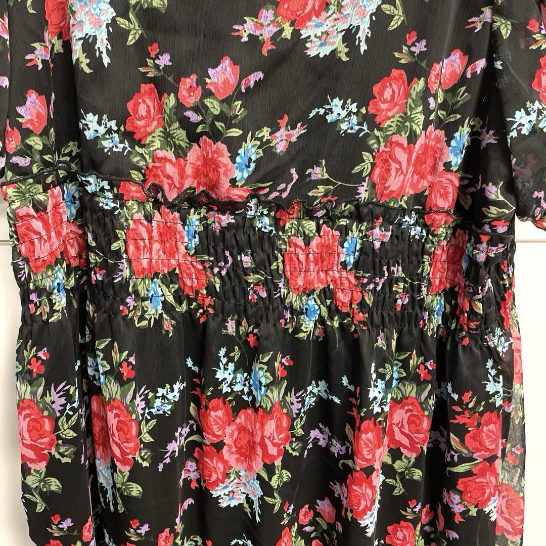 RED VALENTINO 花柄 半袖チュニック Mサイズ トップス