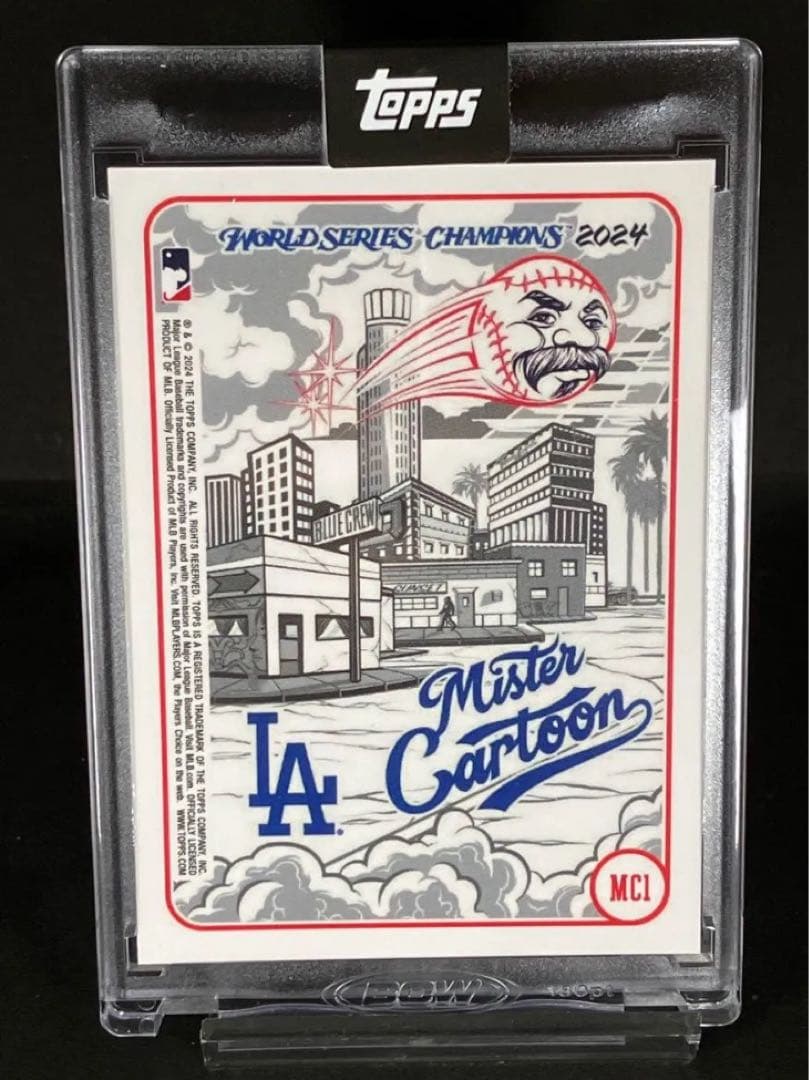 Topps x Mister Cartoon ドジャース優勝記念アートカードtopps UP786_INFO