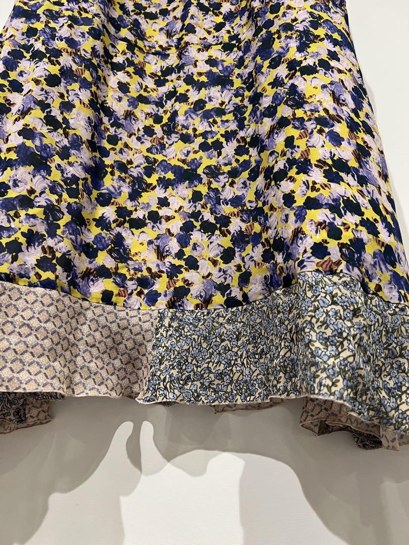 IENA LA BOUCLE❤️プリントパッチワークスカート　イエナラブクール IENA LA BOUCLE（イエナラブークル）の「IENA LA BOUCLE