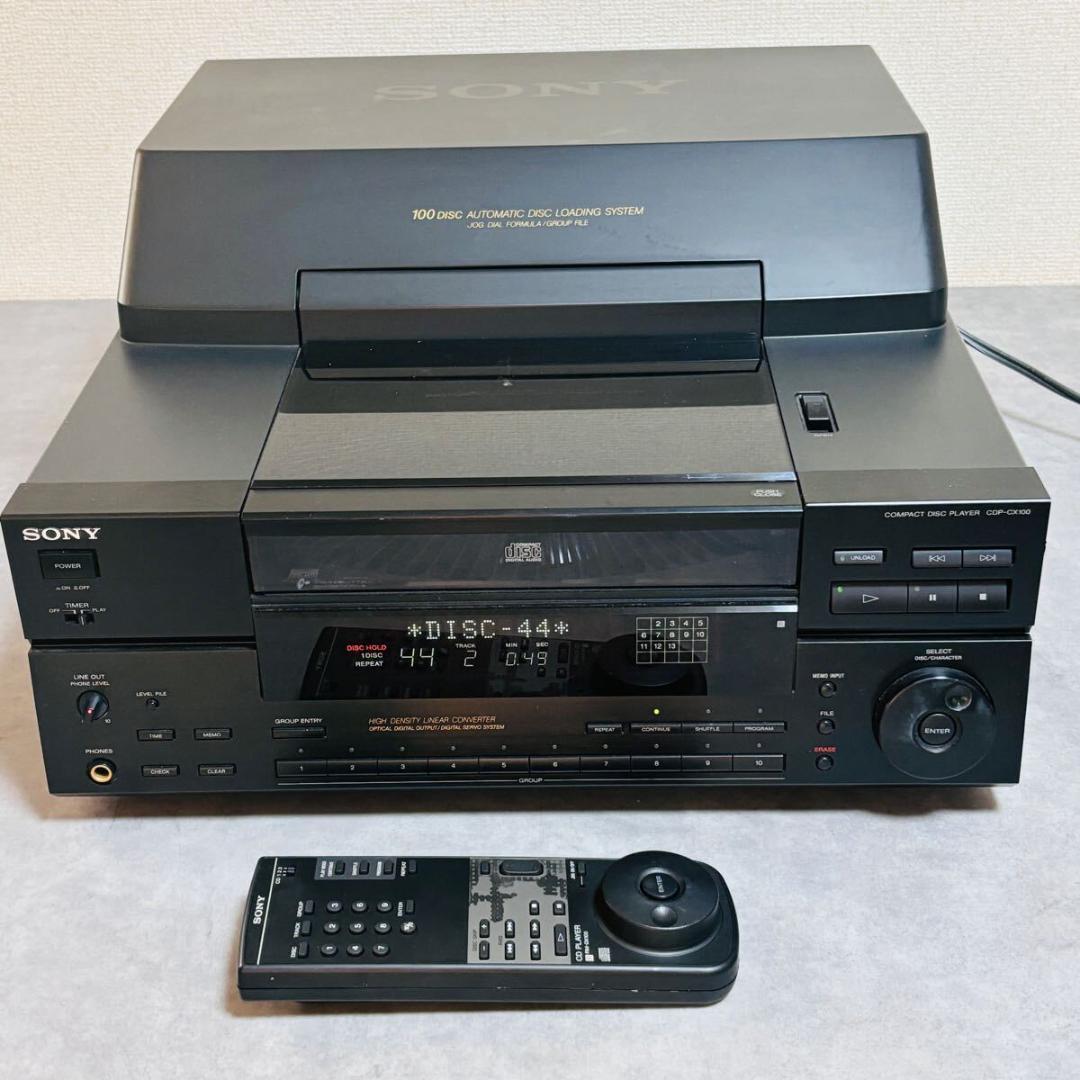 SONY 100連奏 CDプレーヤー CDP-CX100