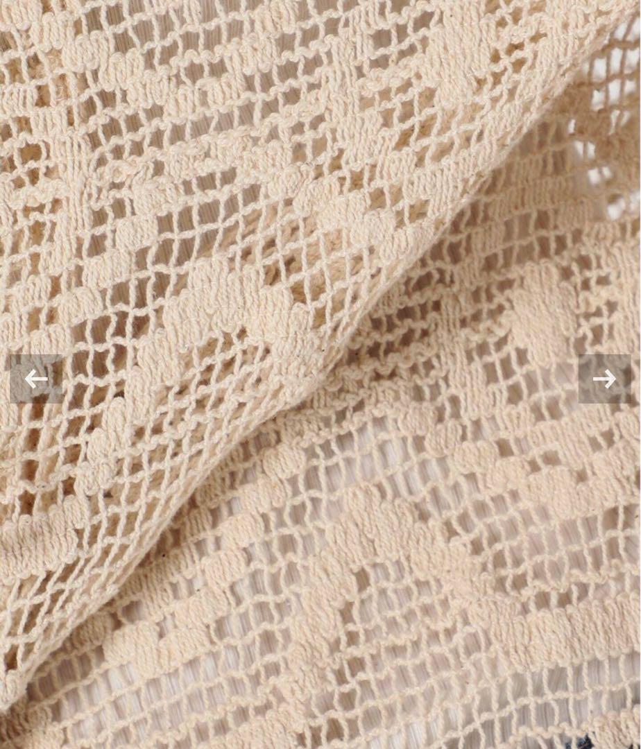 見逃し厳禁！おトクな 未使用タグ付♡ plage アイボリー レースシャツ38 RIAM プラージュ トップス
