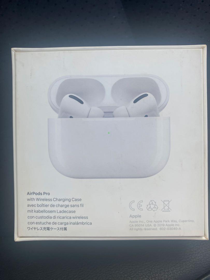 正規品 AirPods Pro ワイヤレス充電ケース付き - メルカリ