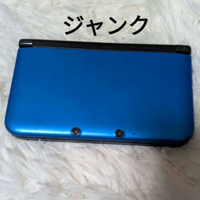 ジャンク 下画面液晶難 ニンテンドー3DS LL ブルーブラック 本体全体的に状態が悪い