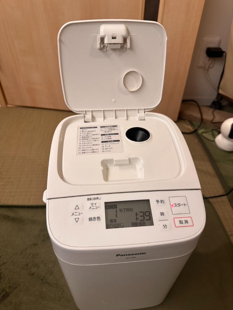 パナソニック　ホームベーカリー　SD-SB1　2021年製　パン　超美品！