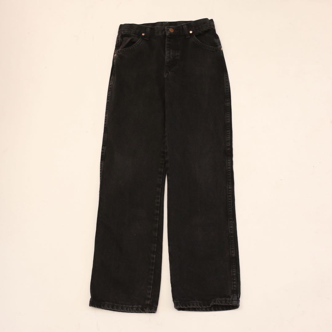 ラングラー ストレート ブラックデニム Wrangler  Straight