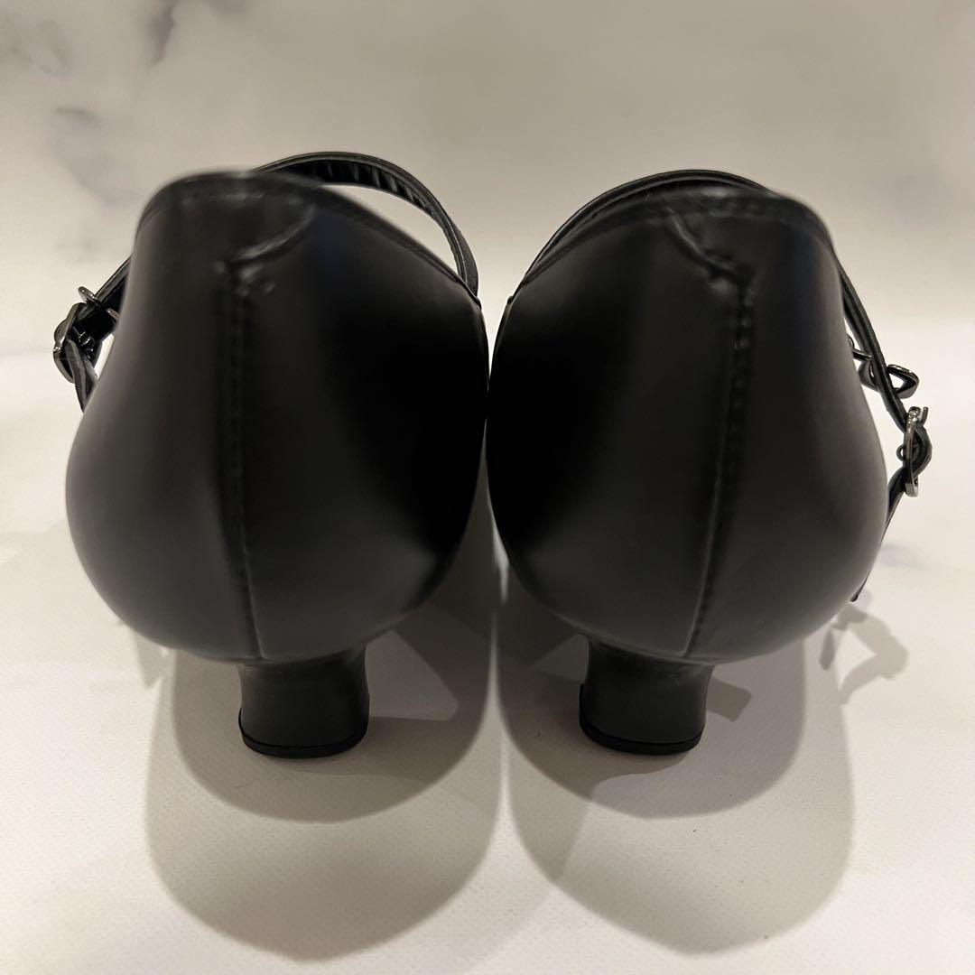 極美品⭐︎ワコール　サクセスウォーク 23cm ストラップパンプス ブラック