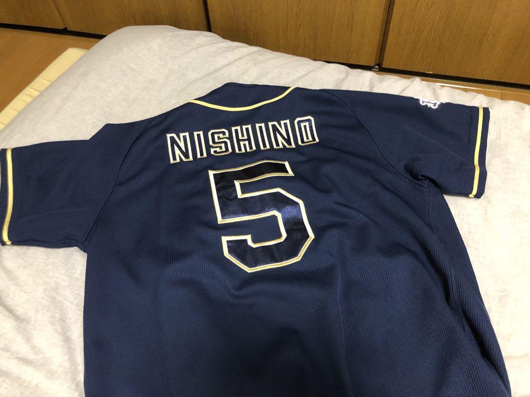 オリックス 西野真弘選手 アウェイオーセンティックユニフォーム オリックス 西野真弘選手 アウェイオーセンティックユニフォーム
