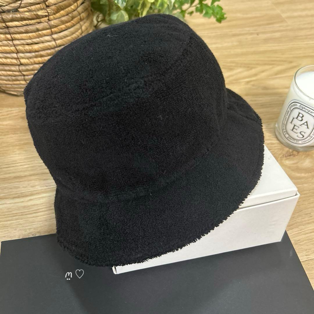 CHANELシャネル ココマークテリークロスバケットハットᎷ