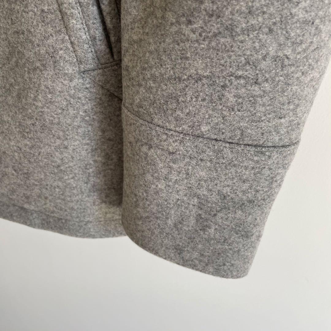 〈新品未使用タグ付き〉Burberry ダブルボタン ピーコート ライトグレー