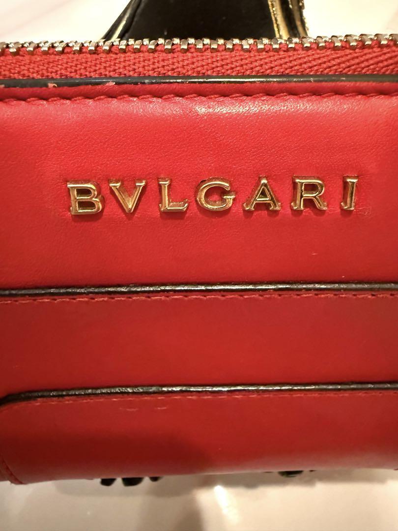 BVLGARI セルペンティ L字 ファスナー長財布 ゴールド金具