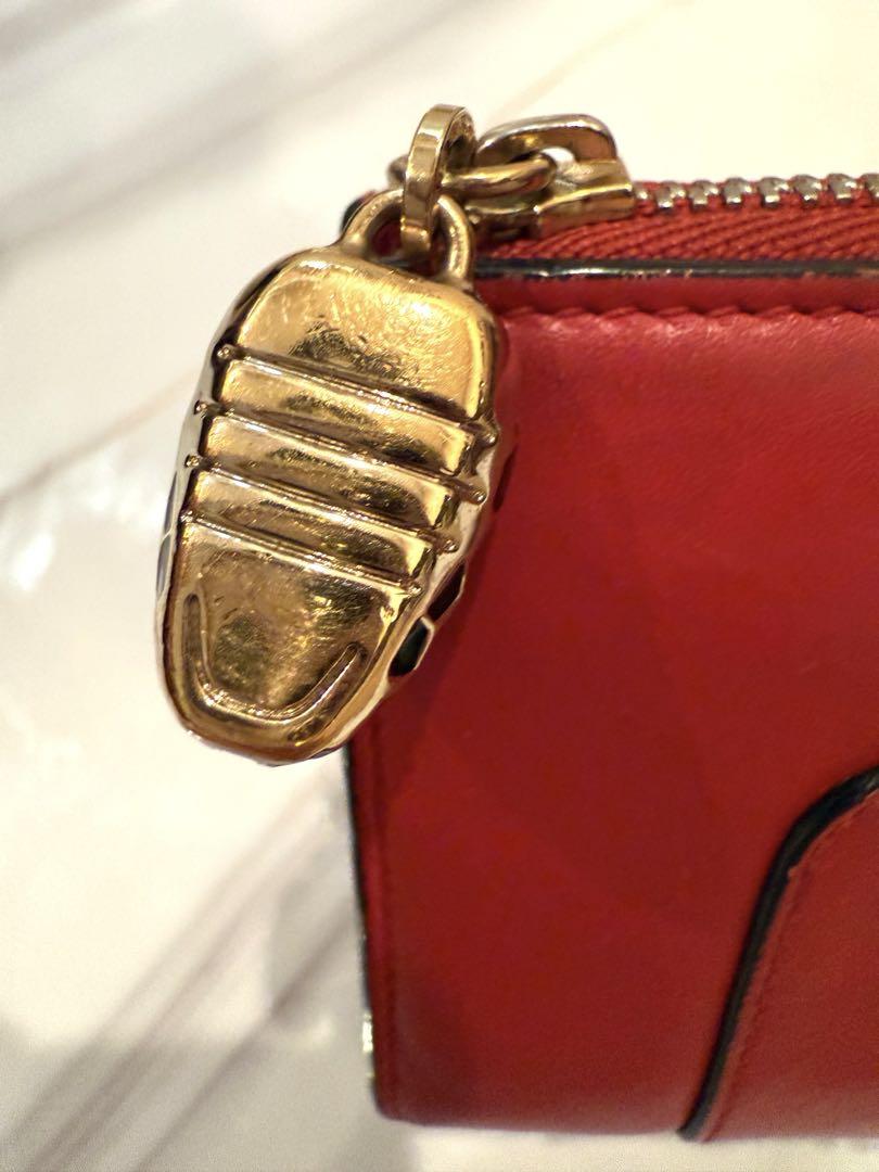 BVLGARI セルペンティ L字 ファスナー長財布 ゴールド金具