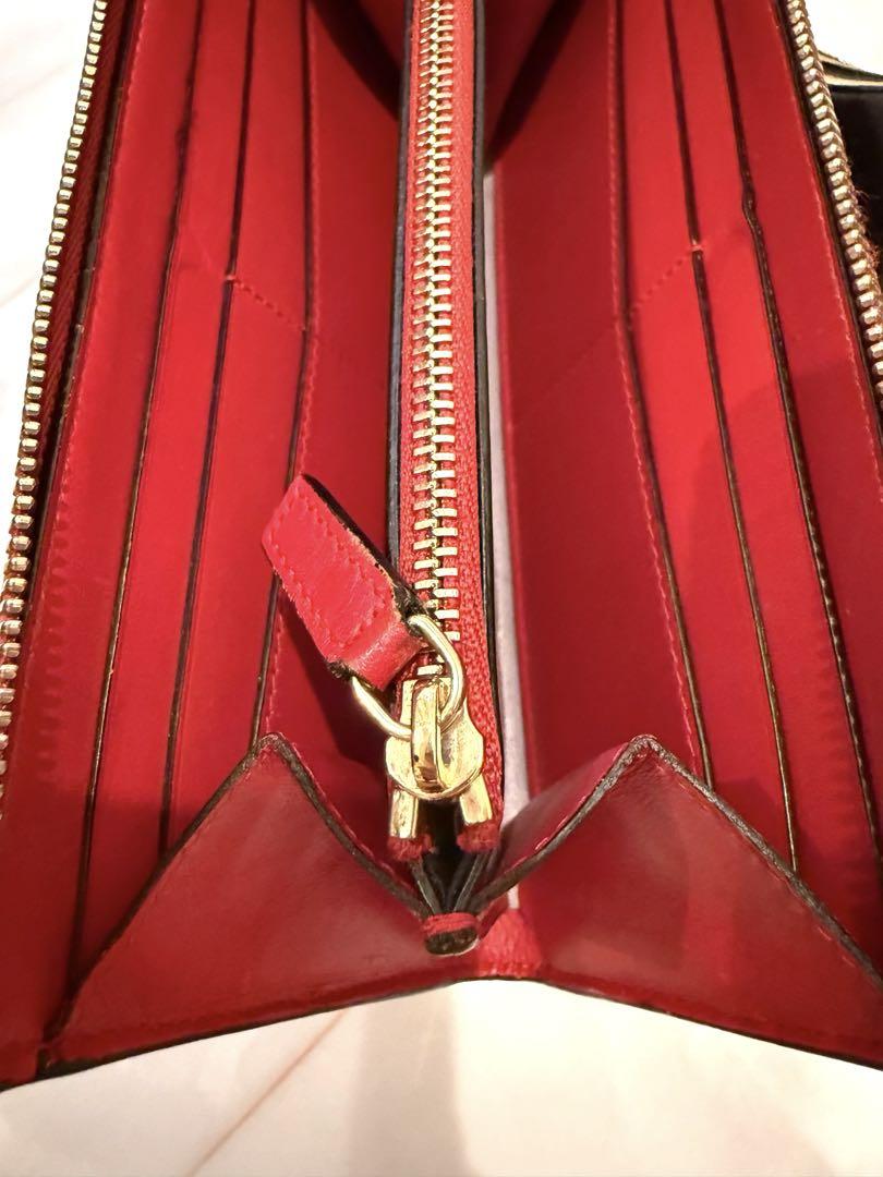 BVLGARI セルペンティ L字 ファスナー長財布 ゴールド金具