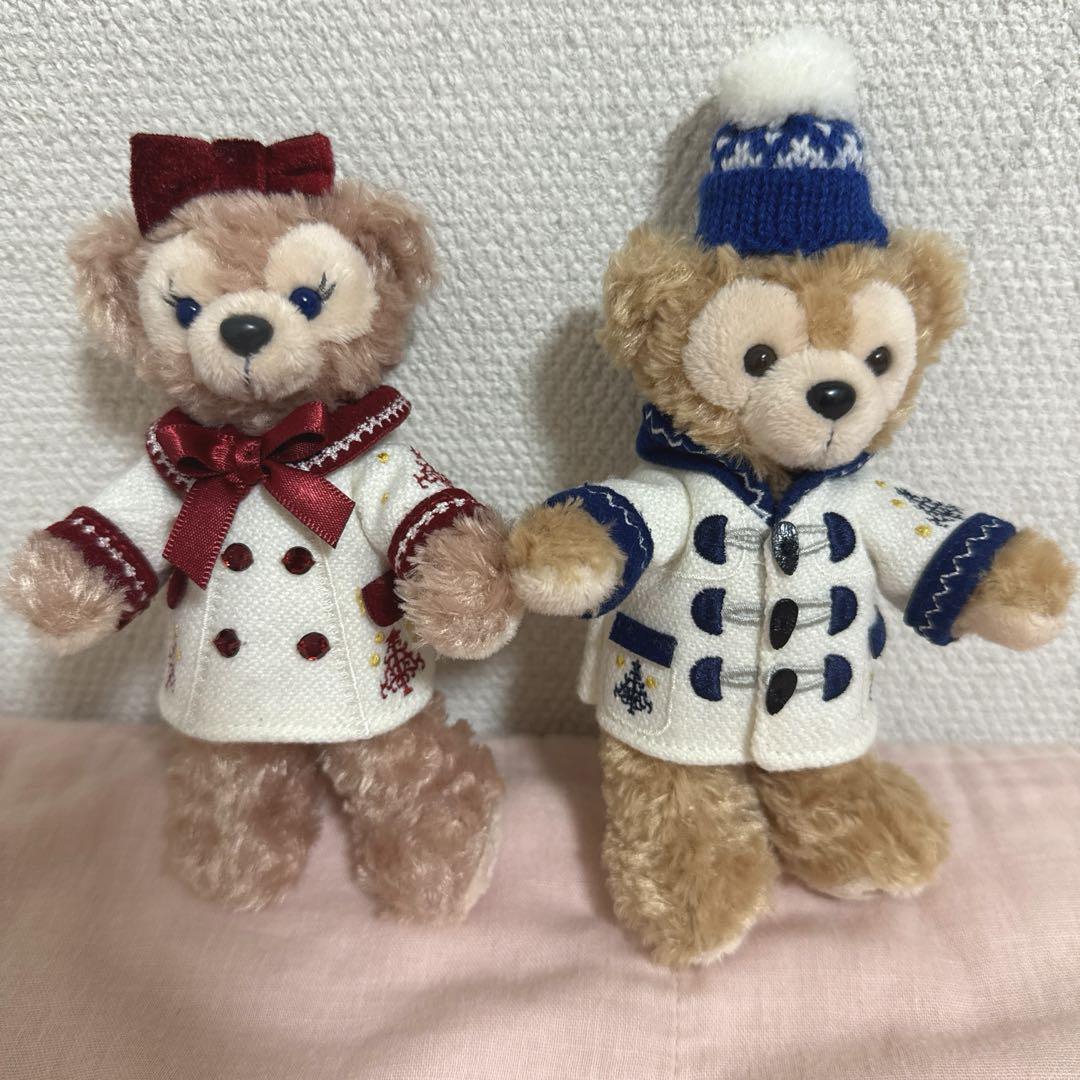 ディズニー ミニーマウス ぬいぐるみバッジ 2点セット 海20周年