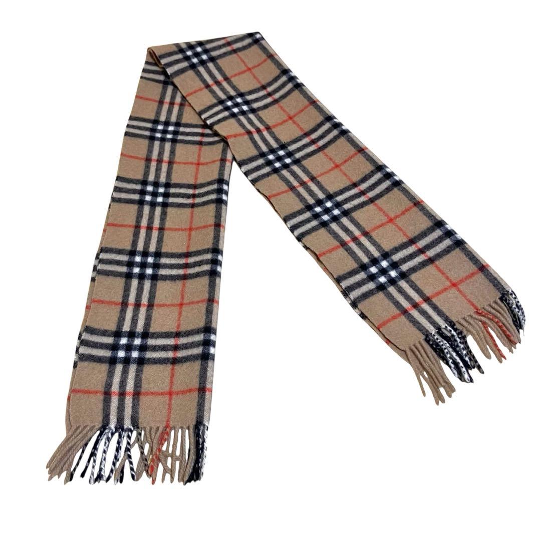 ✨レア✨美品✨バーバリー カシミヤ マフラー ノバチェック ヴィンテージ ✨レア✨美品✨バーバリー カシミヤ マフラー ノバチェック ヴィンテージ