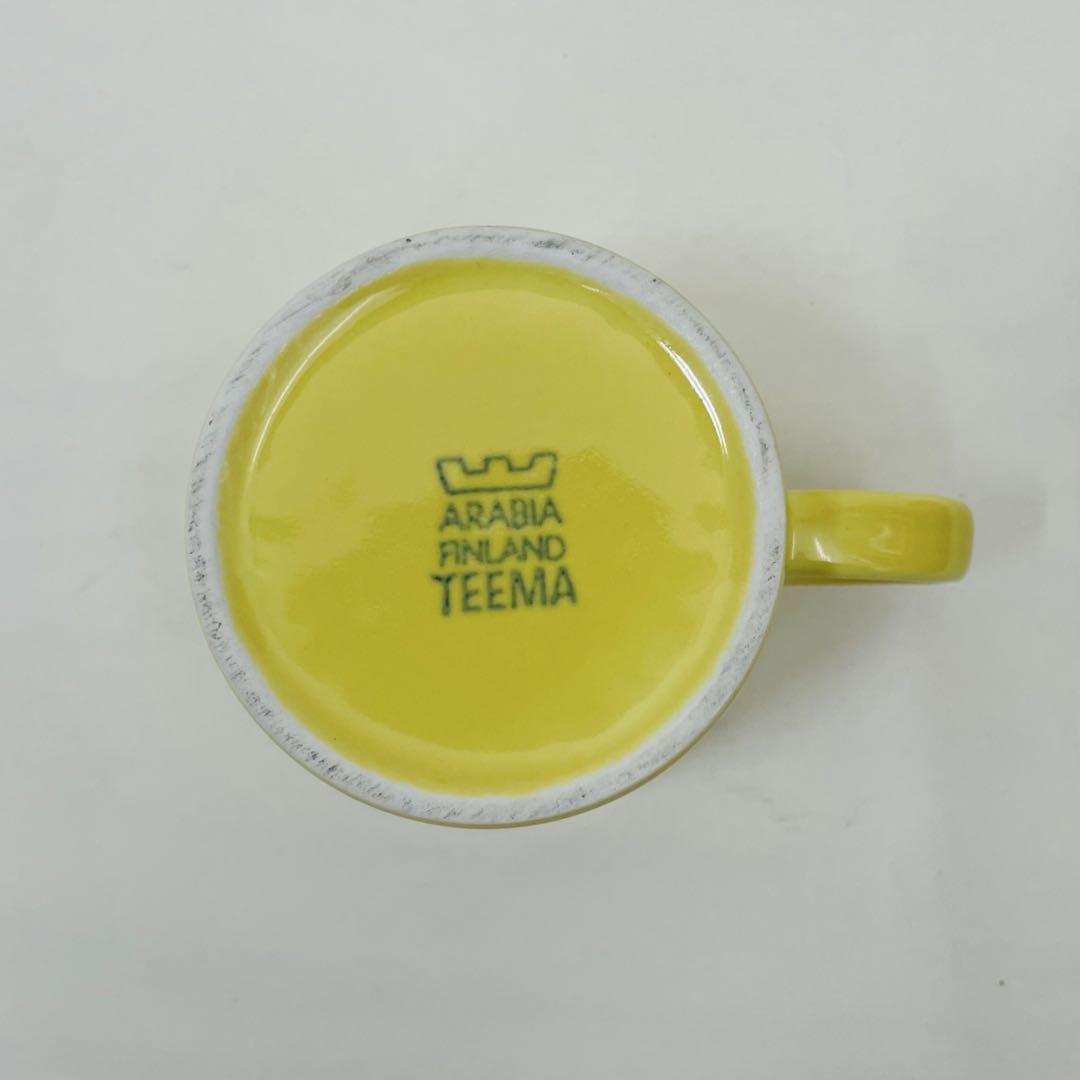ARABIA／TEEMA／コーヒーカップ&ソーサー（イエロー） 01