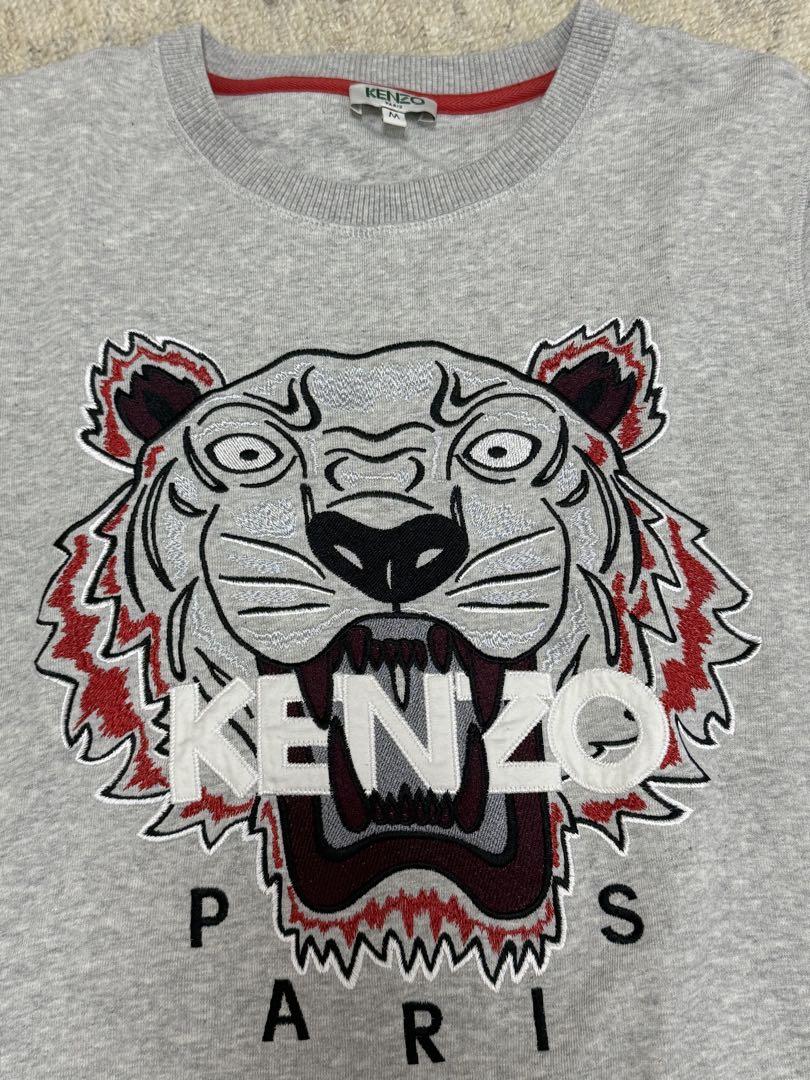 即決】6,000円！KENZO トラ刺繍 スウェット M ブラック