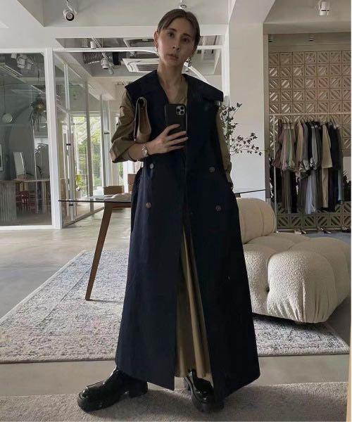 格安最安値 AMERI VINTAGE 新品 LAYERED TRENCH lRJQP-m57486839816 定番SALE