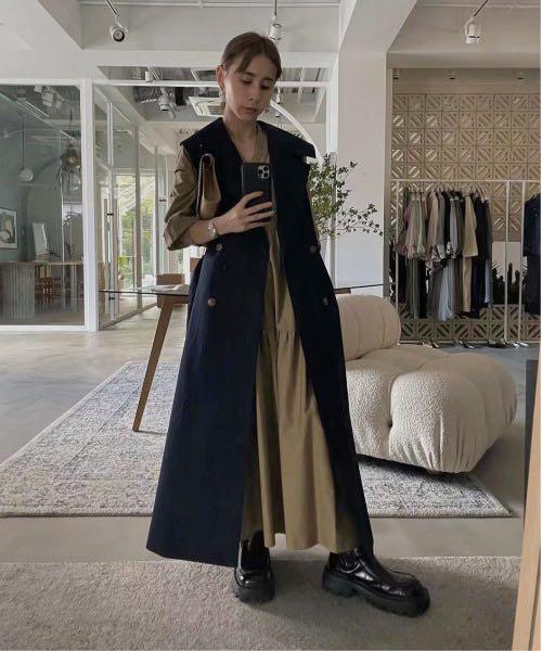格安最安値 AMERI VINTAGE 新品 LAYERED TRENCH lRJQP-m57486839816 定番SALE
