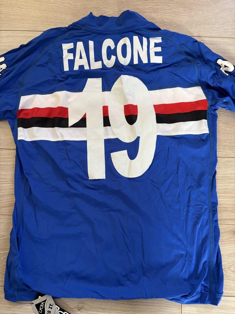 【新品】タグ付き　サンプドリア Kappa FALCONE 19番ユニフォーム 新品】タグ付き サンプドリア Kappa FALCONE 19番ユニフォーム
