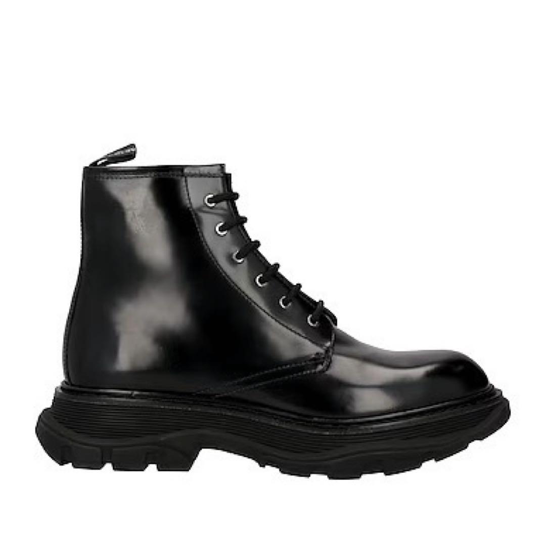 靴 alexander mcqueen combat boots