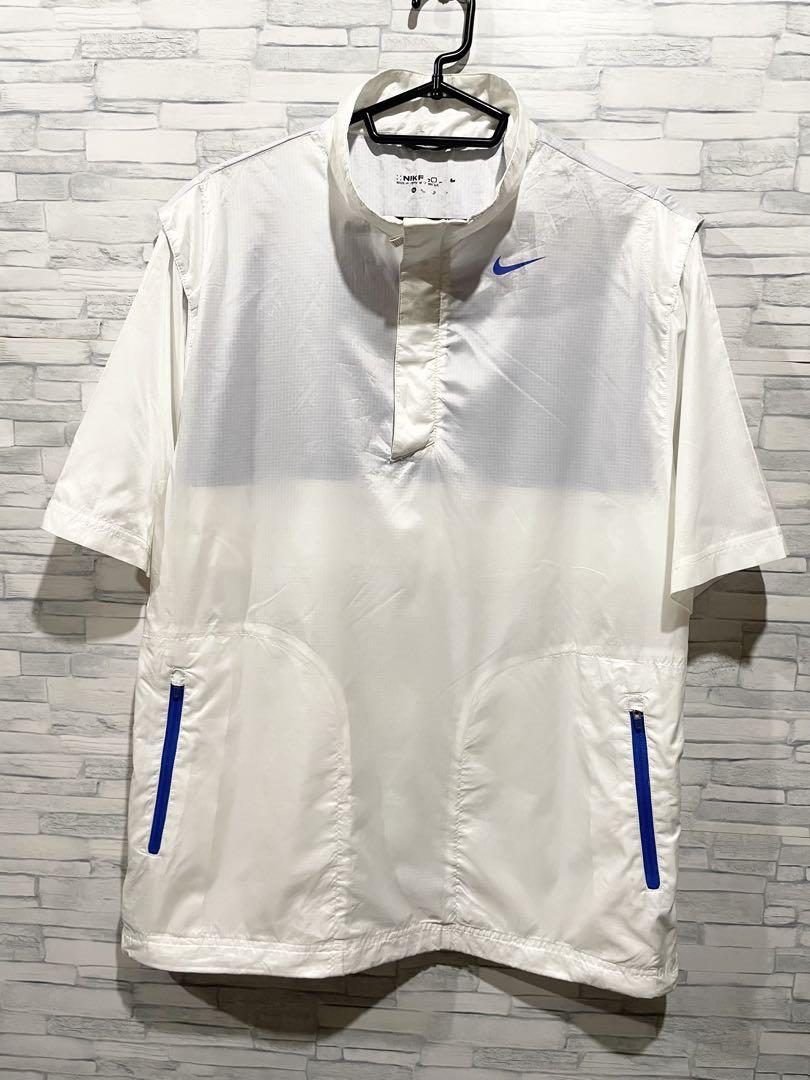 Nike Golf ハーフジップ　ナイロンジャケット ネイビー　XL Nike Golf ハーフジップ ナイロンジャケット ネイビー XL - メルカリ