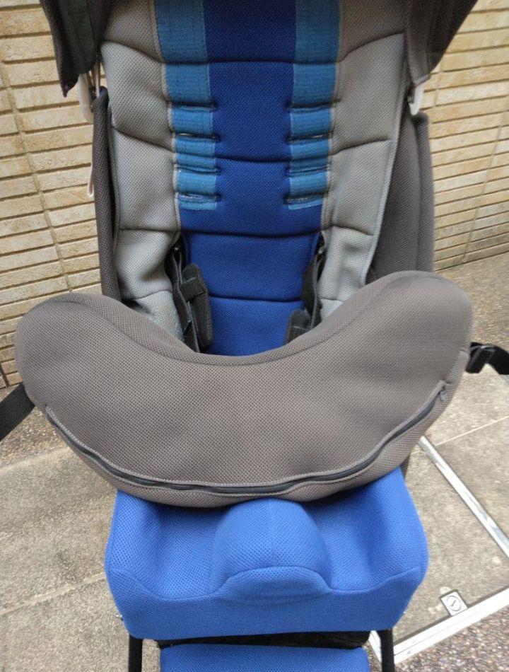 RV pocketⅡ Mサイズ 障害児用バギー 日除け＆クッション 付き