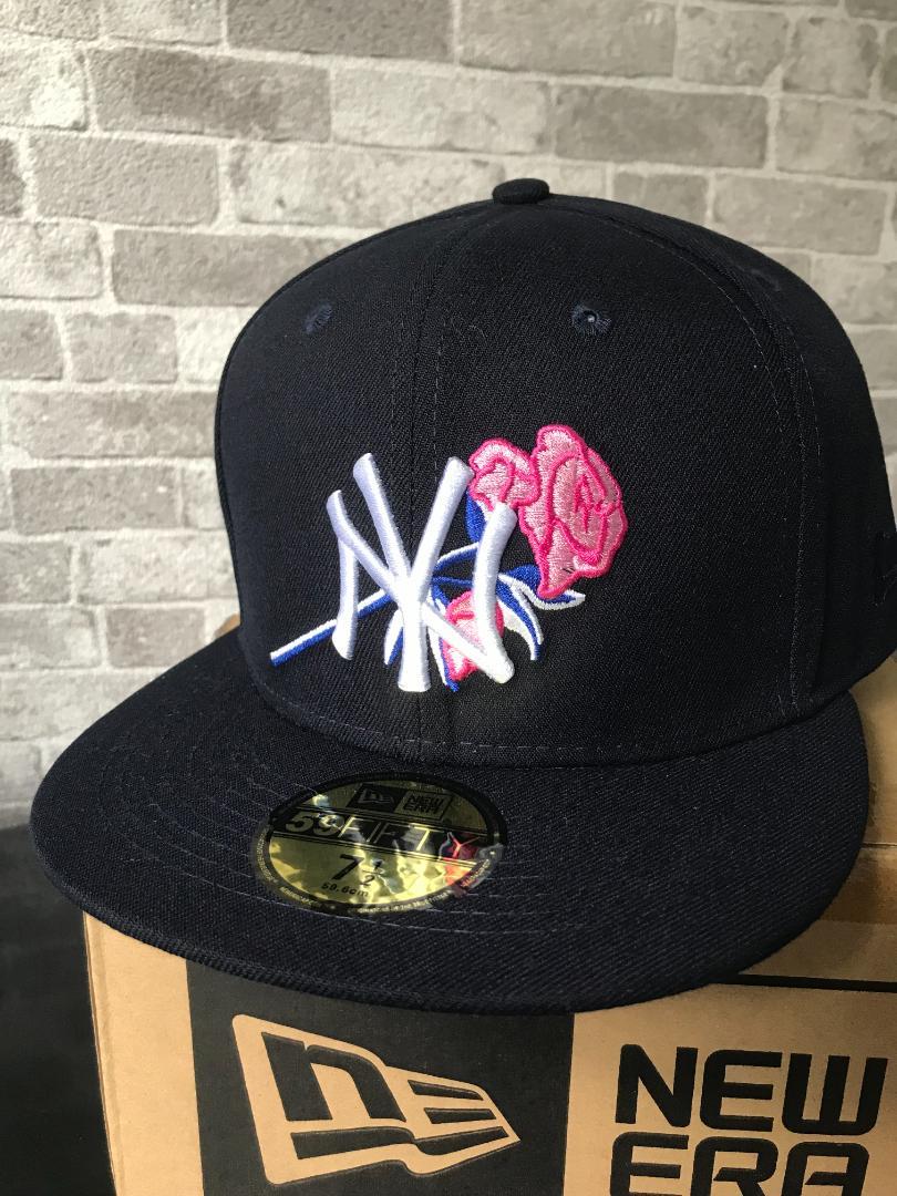NYヤンキース×NEWERA1996ワールドシリーズ記念ローズロゴキャップ1/2