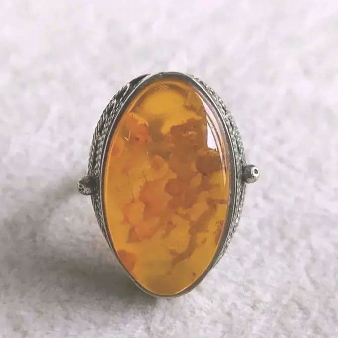 ヴィンテージ アンバー リング 【一部予約!】 2232円 moto8282.com