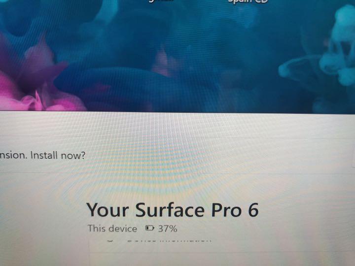Surface pro6 256GB model:1796 i5