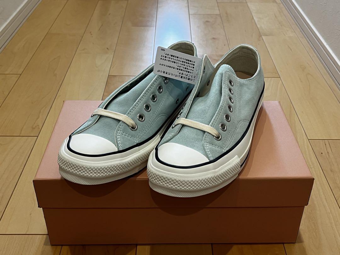 28.0cm ミント　Addict CHUCK TAYLOR スエード　ブルー