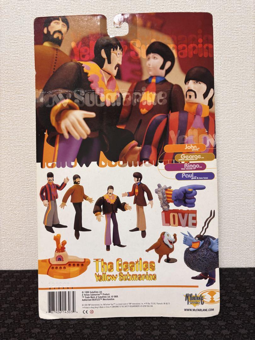 The Beatles yellow submarine　フィギュア4体
