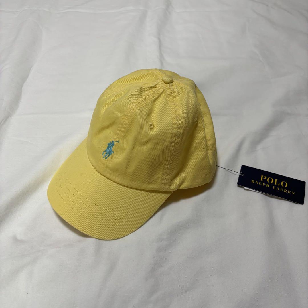 Polo Ralph Lauren イエローロゴキャップ - メルカリ