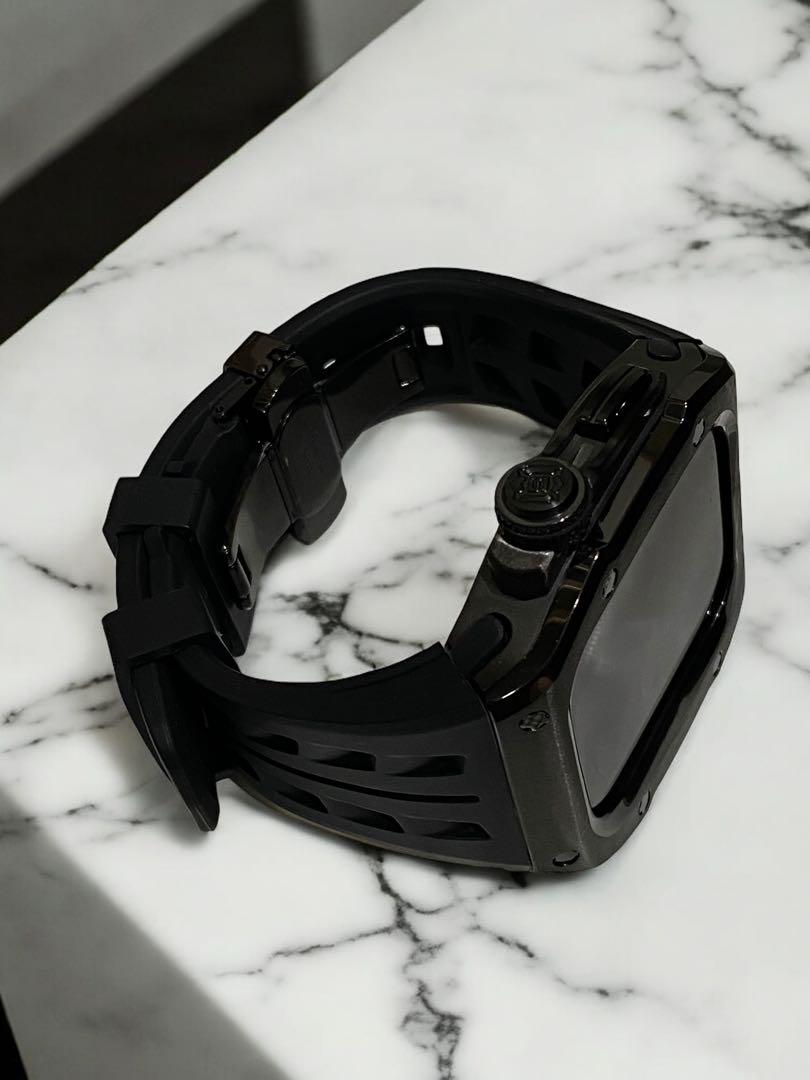 46m Series 10 ステンケース ラバー アップルウォッチgo
