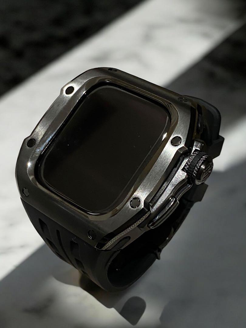 46m Series 10 ステンケース ラバー アップルウォッチgo