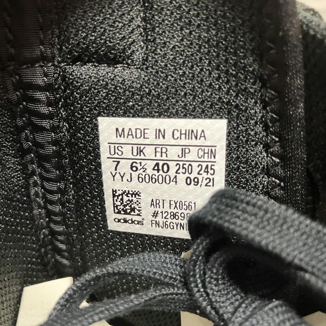 【25.0】adidas BOX HOG 2 ボクシングシューズ 黒