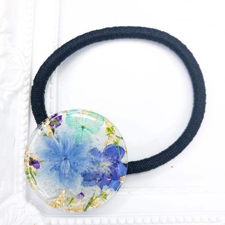 紫陽花のレジンヘアクリップ VjlOH-m57501309317 超歓迎国産